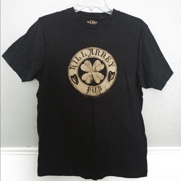 Size M Mens Irish Pub T-Shirt Bundle of 2 OLD NAVY - Picture 5 of 7